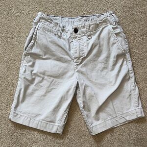 American Eagle Outfitters Light Gray Flat Front Shorts